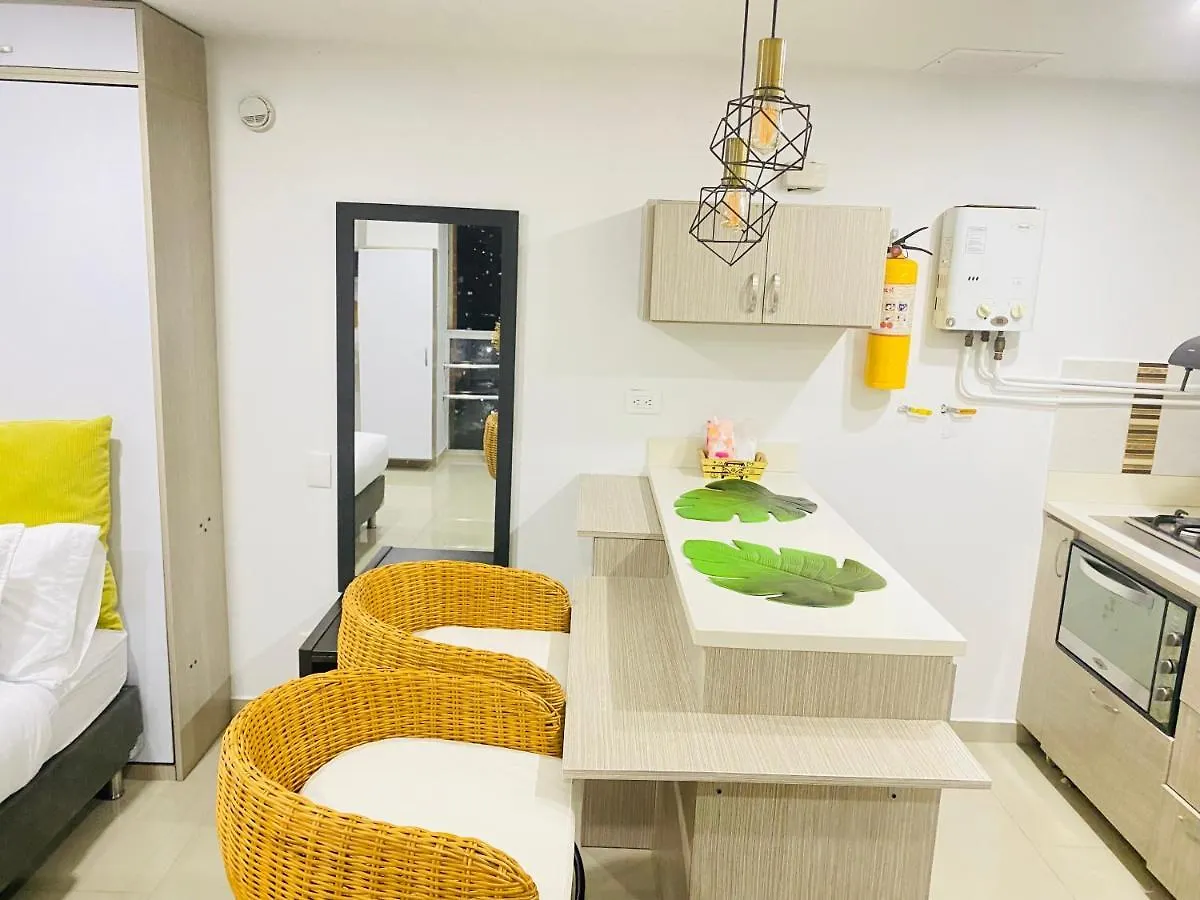Apartamento Acogedor En El Poblado Медельин Апартаменты