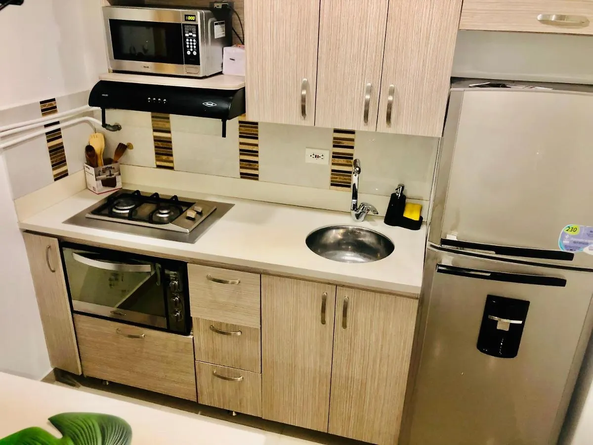 Apartamento Acogedor En El Poblado Медельин