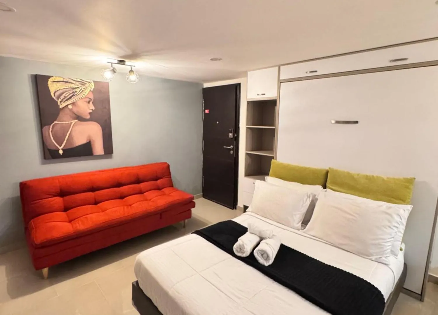Apartamento Acogedor En El Poblado Медельин